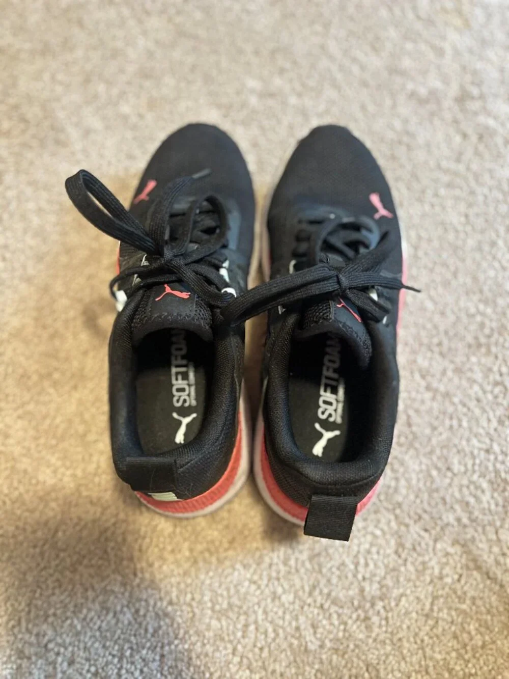 Puma Womens Pacer Net Cage Sneakers (Sz. 7.5)